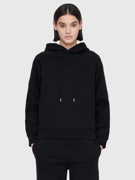 AllSaints Cotton Regular Fit Hoodie, Black, Black