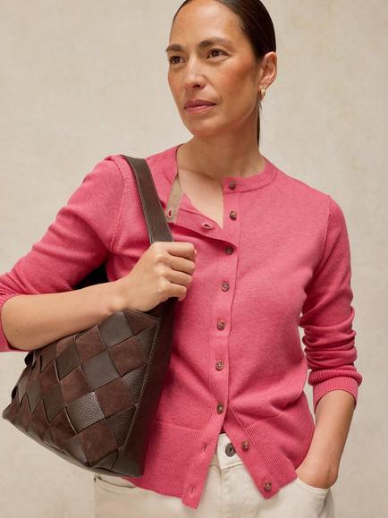 White Stuff Lois Cardigan, Mid Pink