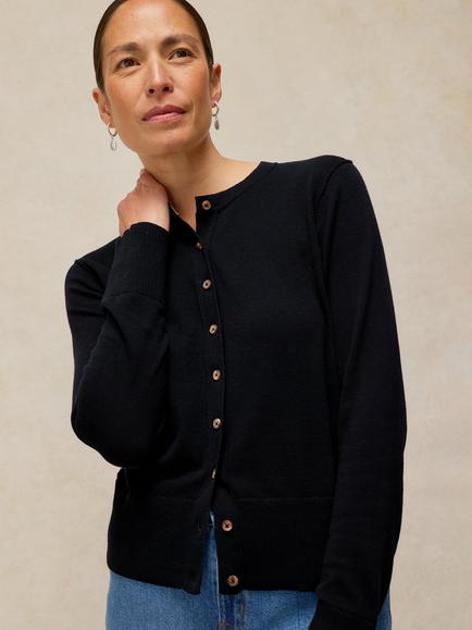White Stuff Lois Cardigan, Pure Black