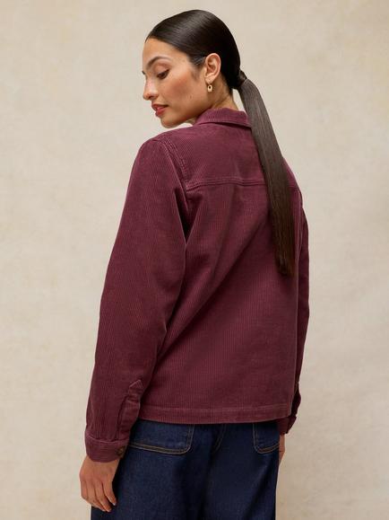 White Stuff Carrie Corduroy Jacket, Dus Pink - view 2, Dus Pink