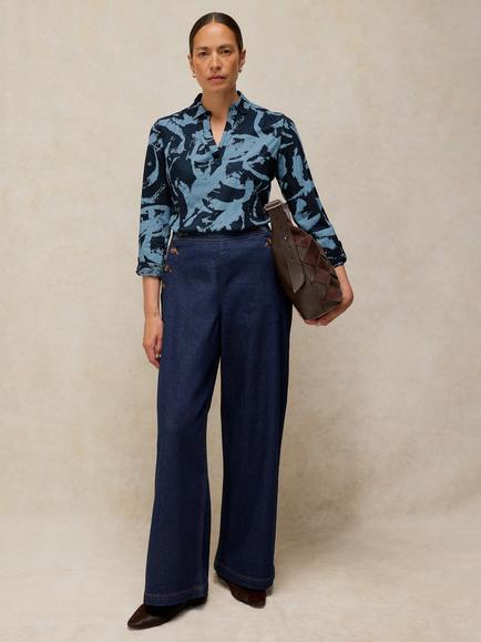 White Stuff Allie Shirt, Blue, Blue