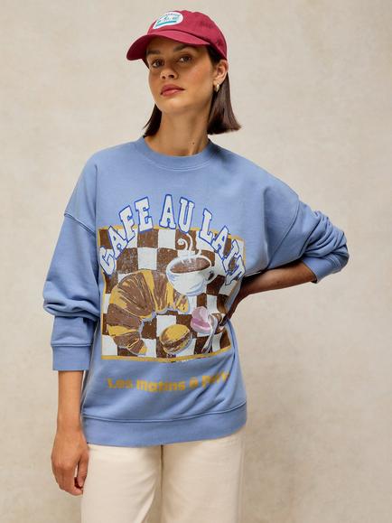 White Stuff Cleo Sweatshirt, Blue, Blue