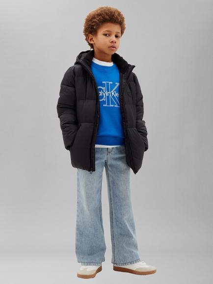Calvin Klein Kids' Hooded Padded Jacket, Black