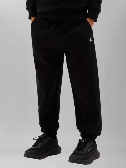 Calvin Klein Kids' Relaxed Drawstring Joggers, Black - view 2, Black