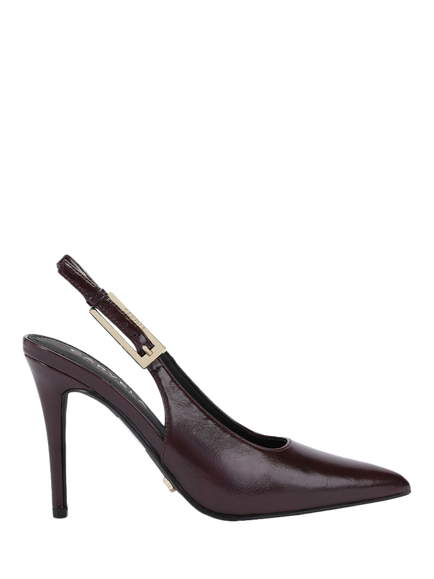 Carvela Blanca Slingback Court Shoes, Wine, Wine