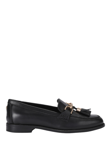 Carvela Loretta Tassel Detail Loafers, Black