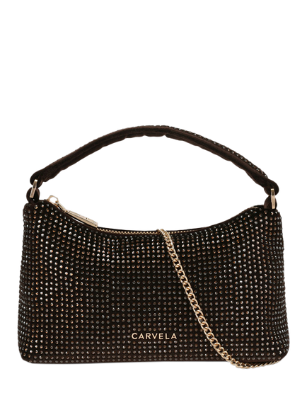 Carvela Lazio Embellished Clutch Bag, Brown