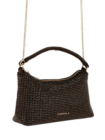 Carvela Lazio Embellished Clutch Bag - view 2, Brown