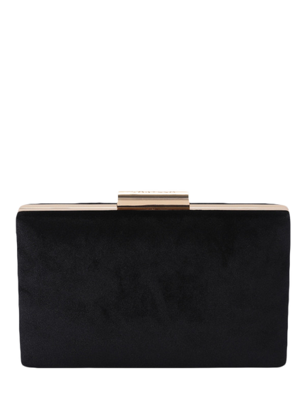 Carvela Palio Hard Clutch Bag, Black
