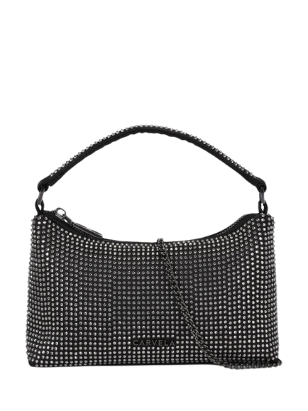 Carvela Lazio Embellished Clutch Bag, Black