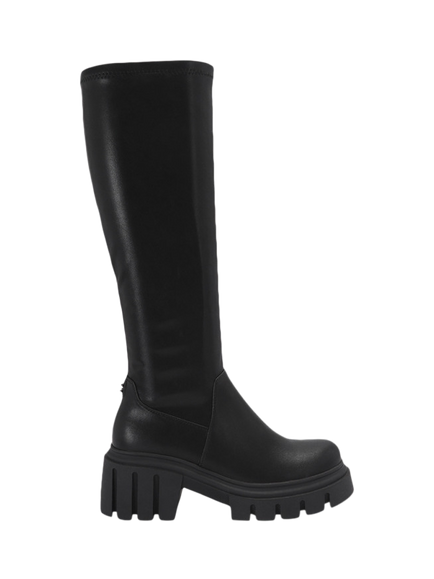 Carvela Chunky Sole Knee High Boots, Black, Black
