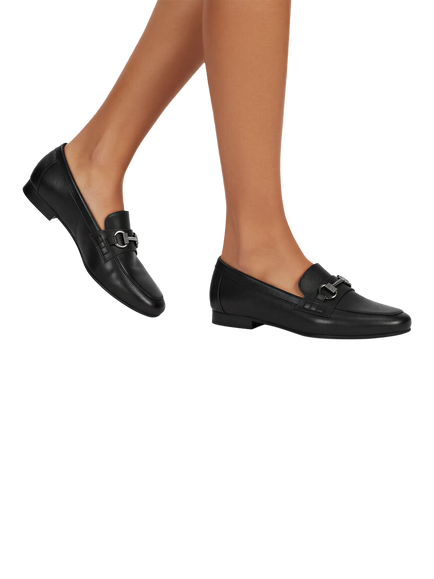 Carvela Valentina Faux Leather Loafers, Black - view 2, Black