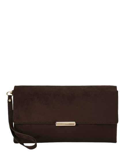 Carvela Amelia Clutch Bag, Dark Brown, Dark Brown