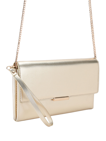 Carvela Amelia Clutch Bag, Gold - view 2, Gold