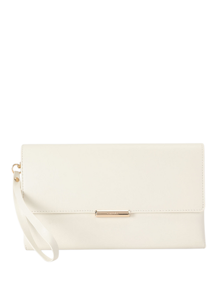 Carvela Amelia Clutch Bag, White, White