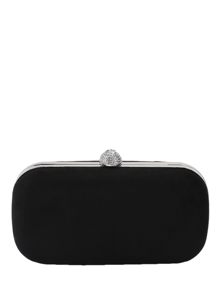 Carvela Cecilia Hard Clutch Bag, Black
