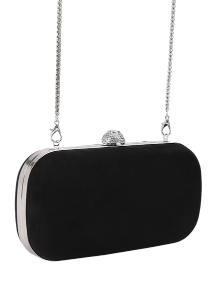 Carvela Cecilia Hard Clutch Bag - view 2, Black