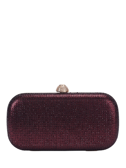 Carvela Cecilia Hard Clutch Bag, Red, Red