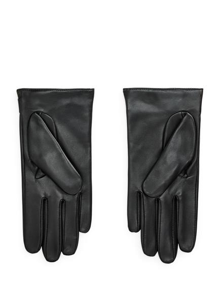 Lauren Ralph Lauren Sheepskin Leather Gloves, Black - view 2, Black