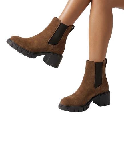 Carvela Ignite Suede Chelsea Boots, Camel - view 2, Camel