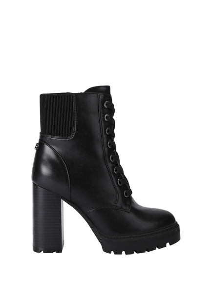 Carvela Boulder Super High Block Heel Ankle Boots, Black, Black