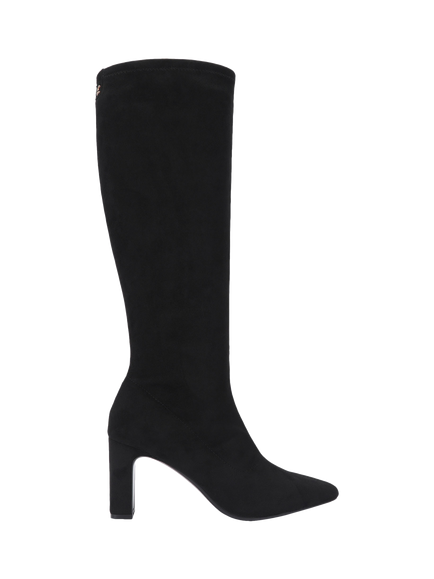 Carvela Formello Suede Knee High Boots, Black, Black