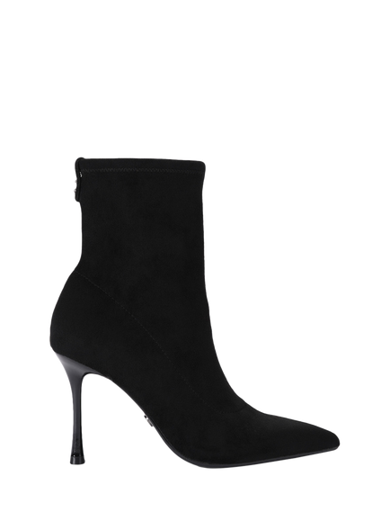 Carvela Incanto Mid Microsuede Stiletto Heel Ankle Boots, Black, Black