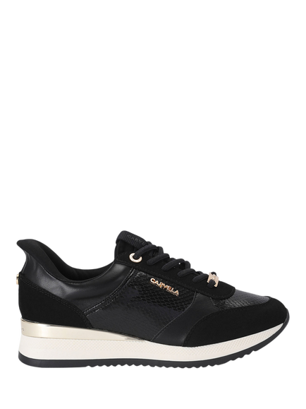 Carvela Arezzo Lace Up Trainers, Black