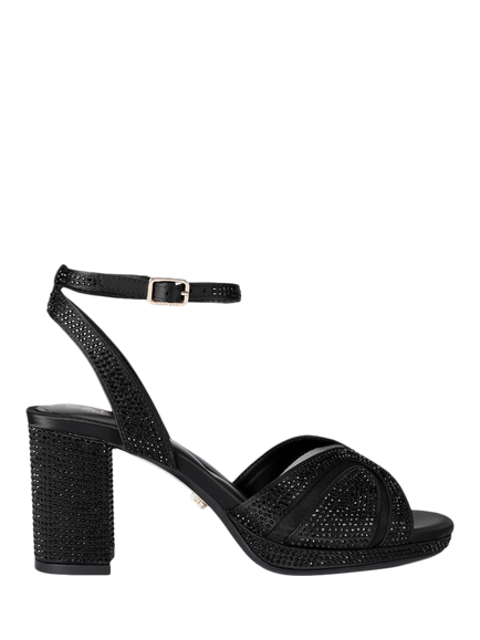 Carvela Fantastico Block Heel Shoes, Black, Black
