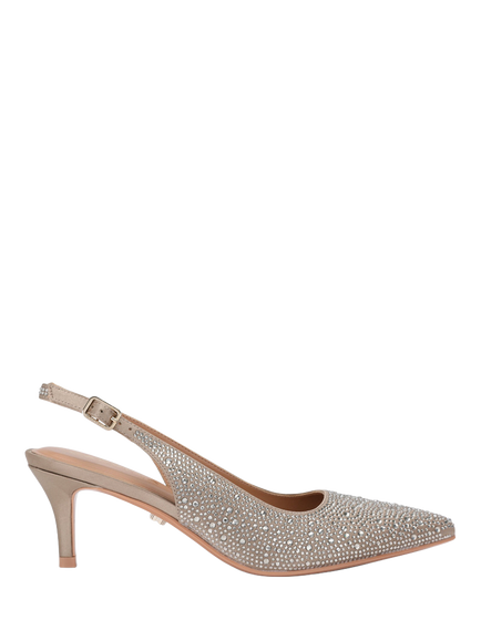 Carvela Positano Gem Pointed Slingback Court Shoes, Multi, Multi