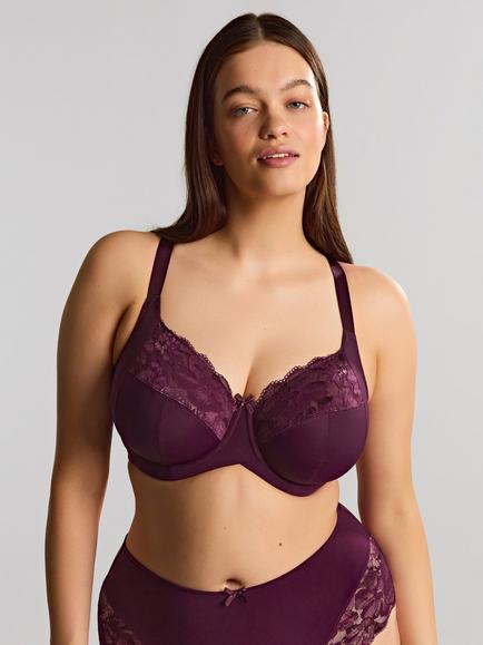 Sculptresse Amara Full Cup Bra, Plum, Plum