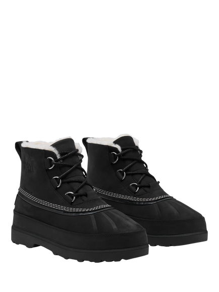 SOREL Ambler Fireside Waterproof Chukka Boots, Black/Dark Stone - view 2, Black/Dark Stone