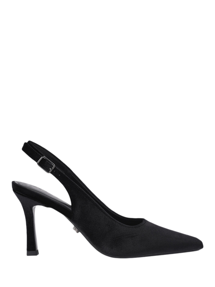 Carvela Heeled Slingback Court Shoes, Black, Black