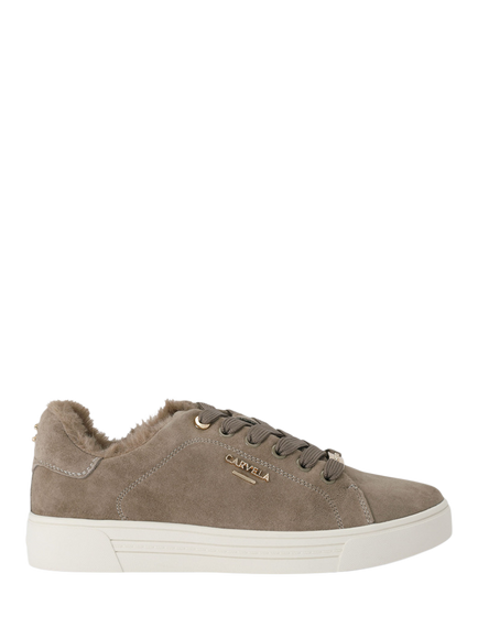Carvela Daze Warm Trainers, Taupe, Taupe