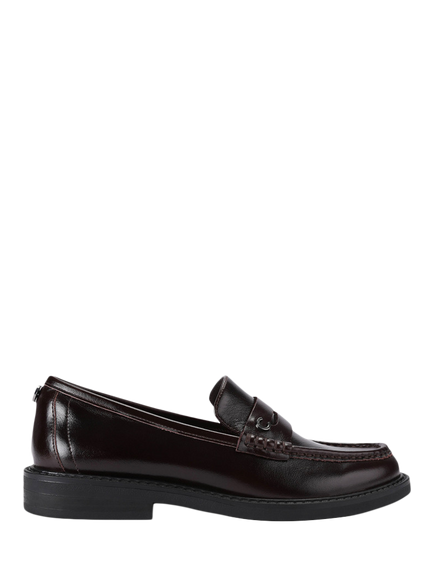 Carvela Lentini Faux Leather Loafers, Wine, Wine