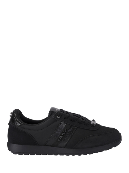 Carvela Mio Lace Up Trainers, Black, Black