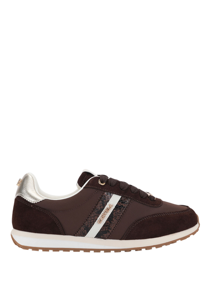 Carvela Mio Lace Up Trainers, Brown, Brown