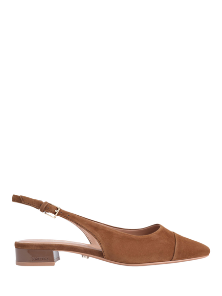 Carvela Amelia Slingback Ballerina Pumps, Brown