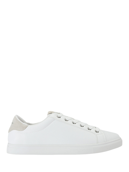 KG Kurt Geiger Digby Lace Up Trainers, White, White