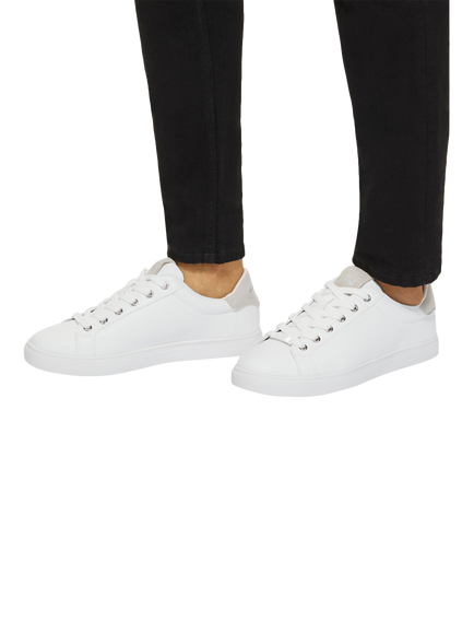 KG Kurt Geiger Digby Lace Up Trainers, White - view 2, White