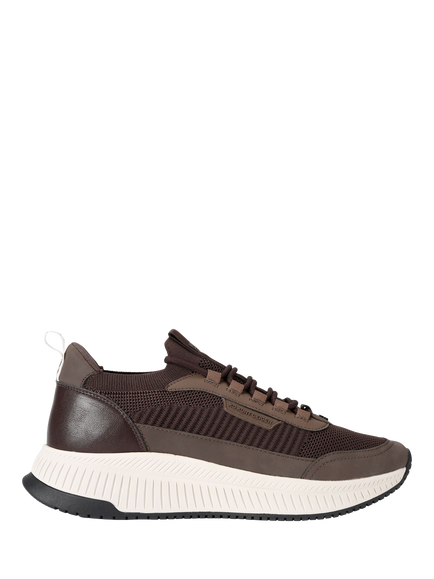 KG Kurt Geiger Jasper Lace Up Trainers, Brown, Brown