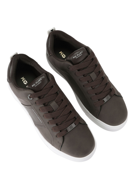 KG Kurt Geiger Noah Lace Up Trainers, Brown - view 2, Brown
