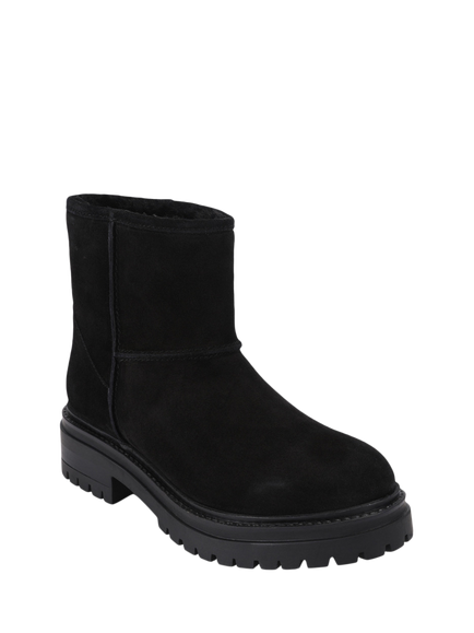 KG Kurt Geiger Snow Suede Boots, Black - view 2, Black