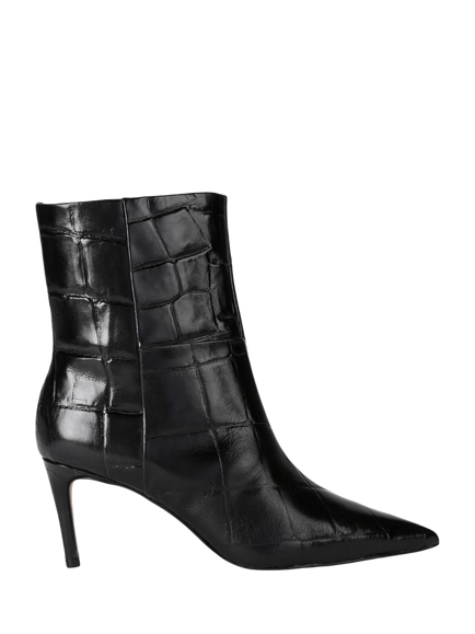 KG Kurt Geiger Leather Ankle Boots, Black, Black