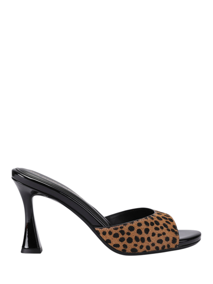 KG Kurt Geiger Animal Print Heeled Sandals, Multi, Multi