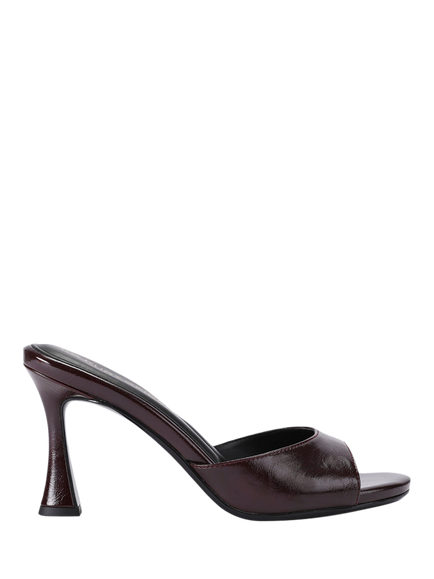 KG Kurt Geiger Aero Stiletto Heel Mule Sandals, Wine, Wine