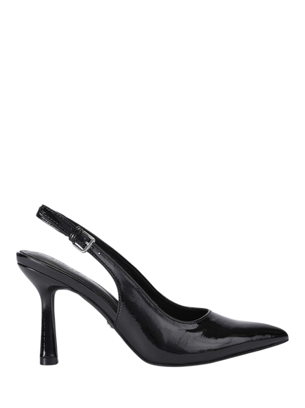 KG Kurt Geiger Adina Point Toe Stiletto Court Shoes, Black, Black