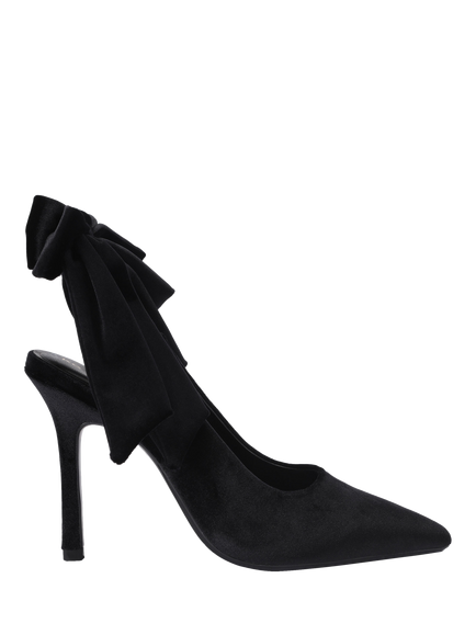 KG Kurt Geiger Aura Bow Court Shoes, Black, Black