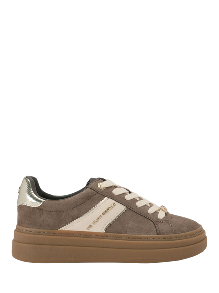 KG Kurt Geiger Leap Flatform Trainers, Brown, Brown