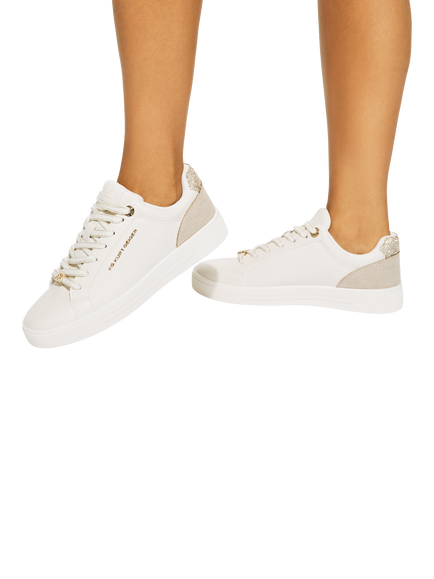 KG Kurt Geiger Lillie Trainers, Bone - view 2, Bone